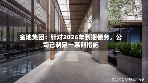 金地集团:针对2026年到期债务,公司已制定一系列措施