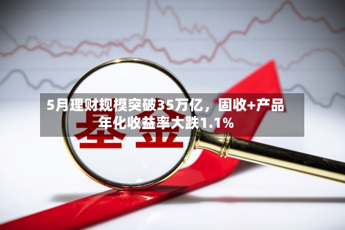 5月理财规模突破35万亿	，固收+产品年化收益率大跌1.1%-第2张图片