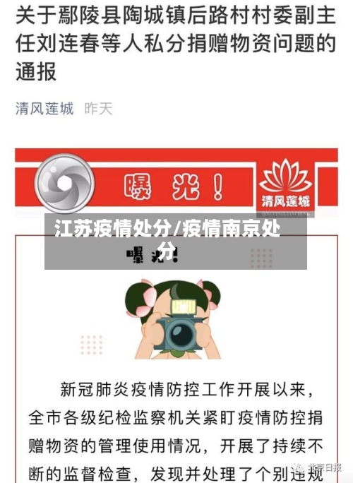 江苏疫情处分/疫情南京处分-第2张图片